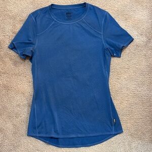REI Women's Short Sleeve Blue Tee